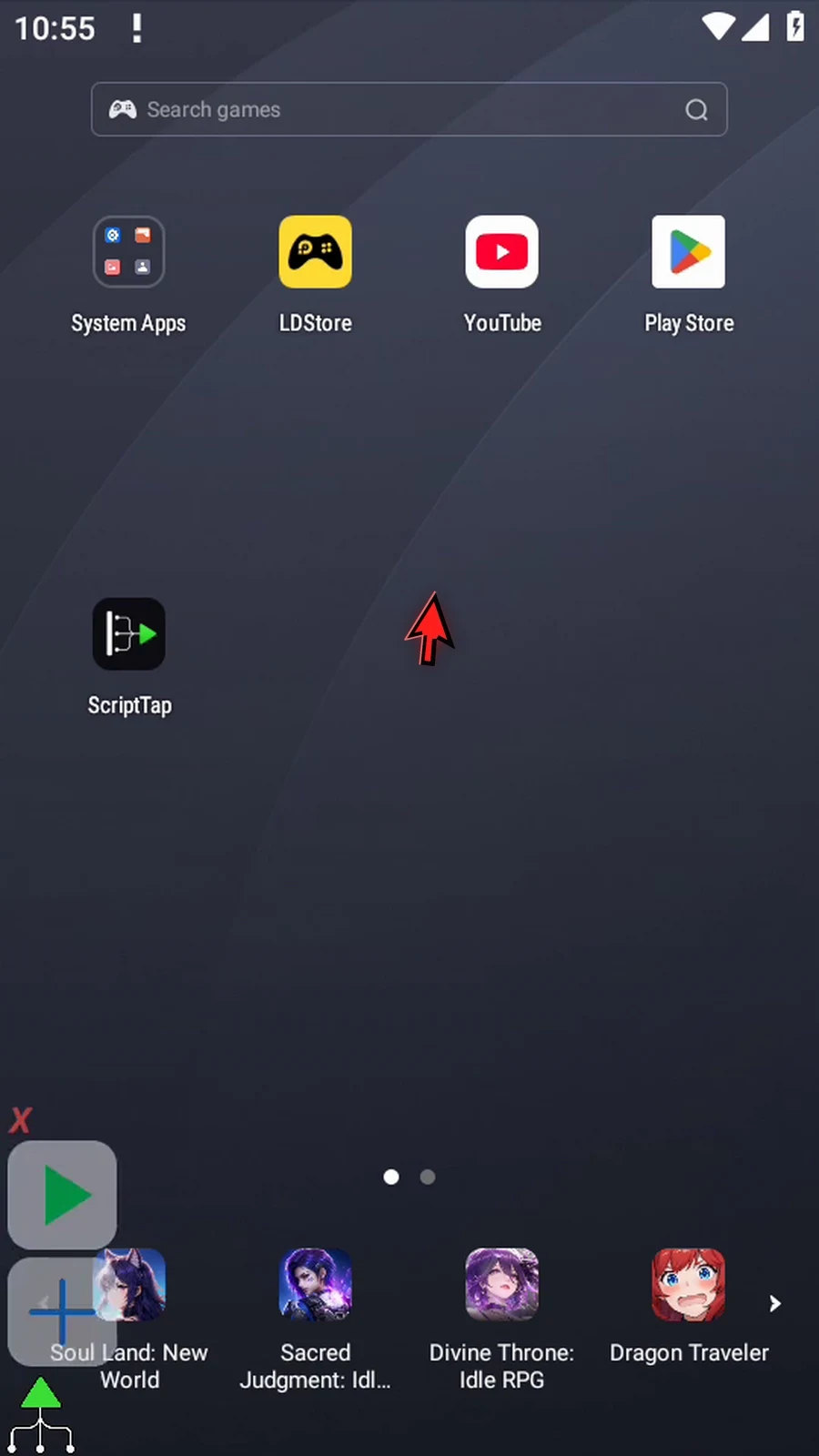 UseAction: DeviceNav step 18: Each UseAction sends one selected operation. It does not wait for the destination to finish loading or verify the result. Add an appropriate wait before later commands interact with the new screen.